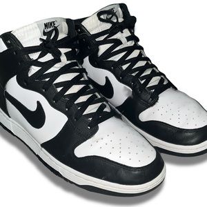 Nike Dunks High Tops (Pandas) For Men